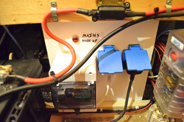 van consumer unit for campervan mains hookup