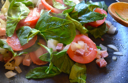 tomato-spinach