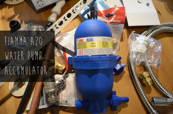fiamma water system accumulator