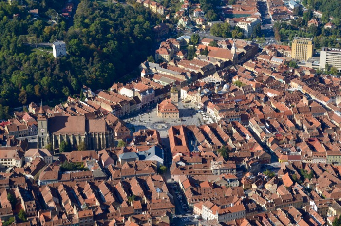 View of Brasov in Romania