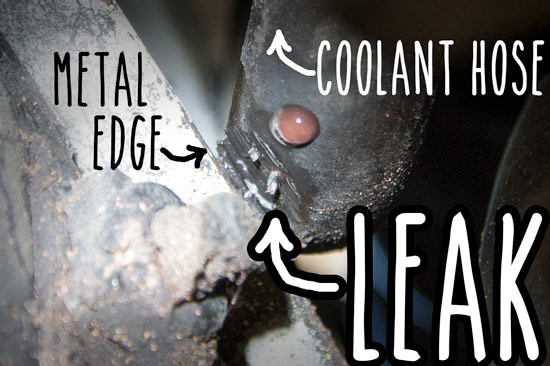 morocco-by-campervan-breaking-down-coolant-hose-leak